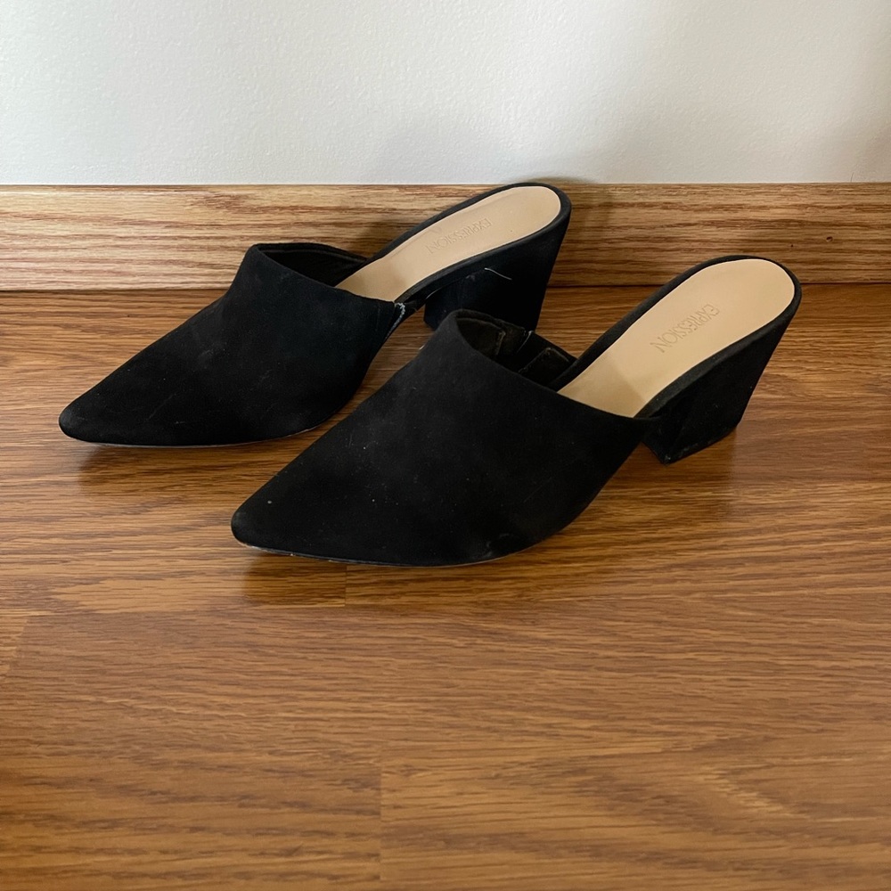 Expressions Brand- Size 7- Backless Heels